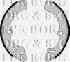 BORG & BECK BBS6167 Brake Shoe Set